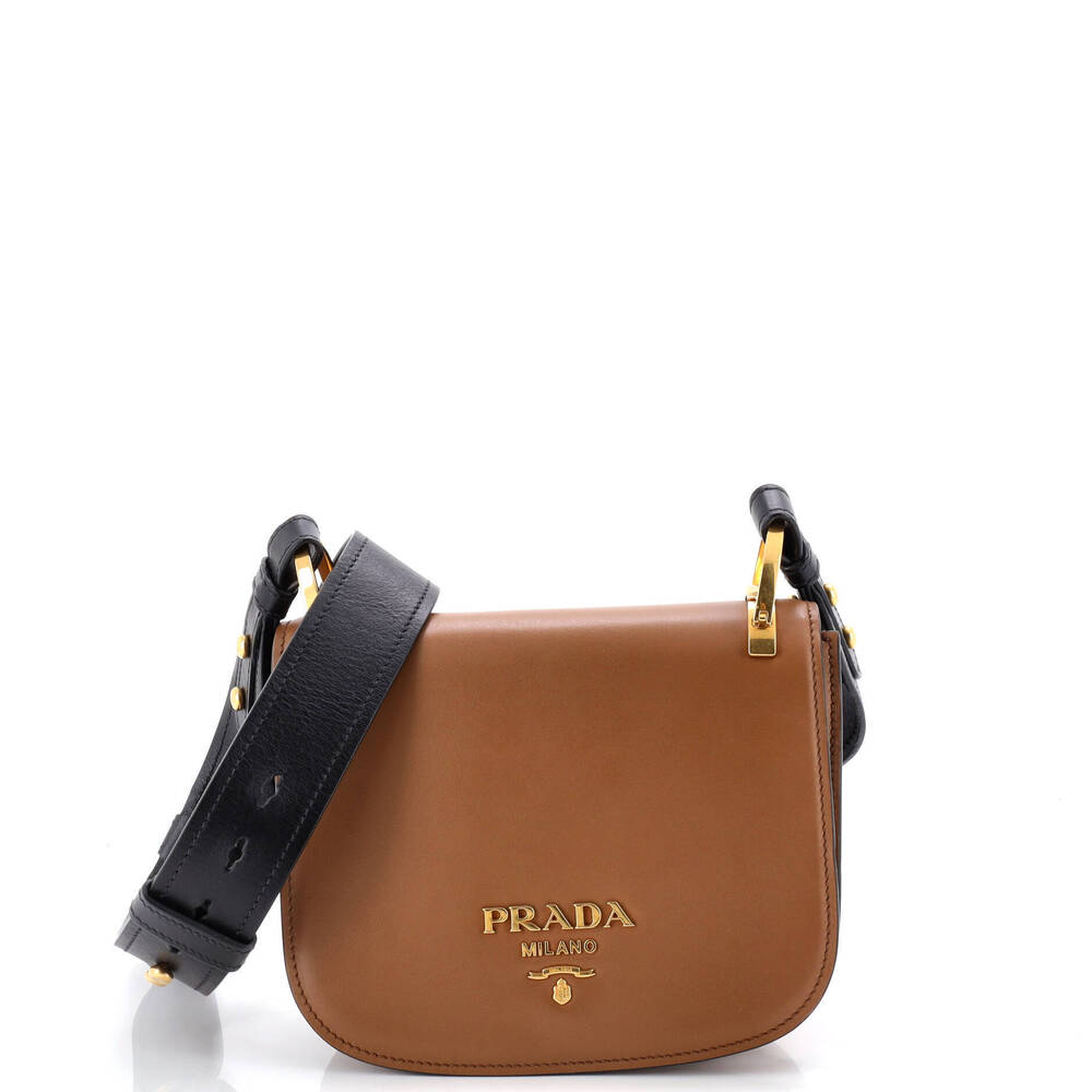 Prada Small Pionniere Saddle Crossbody Bag City Calfskin